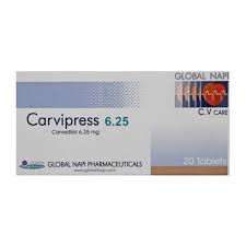CARVIPRESS 6.25 TAB