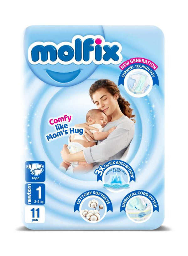 مولفكس حفاظات رقم 1 11 قطعة