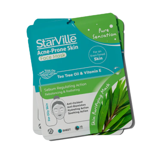 Starville Acni Prone Skin Face Mask Tea Tree