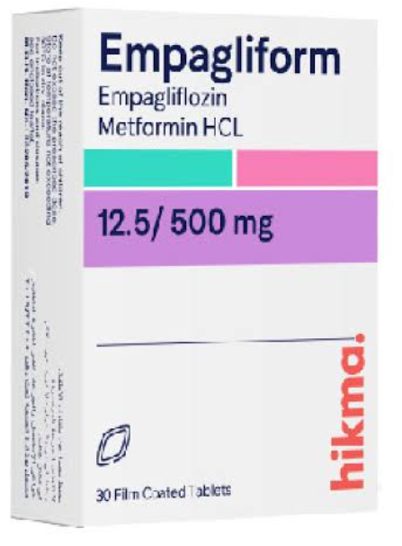 Empagliform 12.5/500Mg Tab