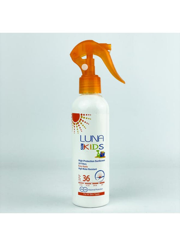 لونا صن بلوك اطفال بخاخ 36 165مل