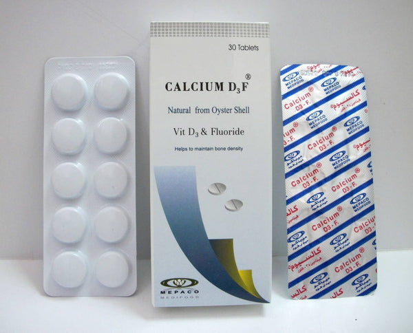 Calcium D3F Mepaco 30Tab