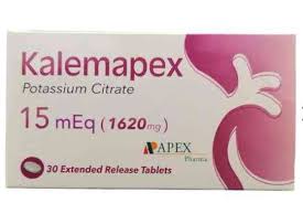 Kalemapex 15Meq 1620Mg 30Tab