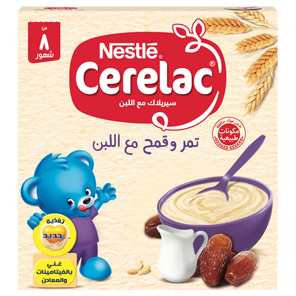 Cerelac قمح و تمر وحليب 125جم.