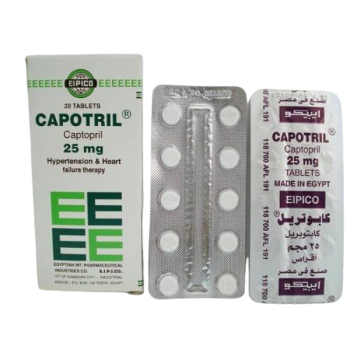 CAPOTRIL 25MG 20TAB