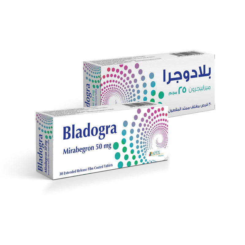 BLADOGRA 50 MG 30 TAB