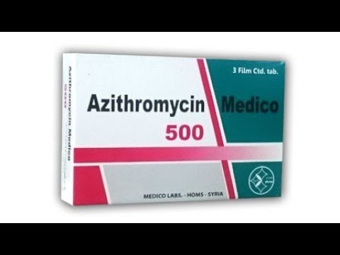 AZITHROMYCIN 500MG AUG 6TAB