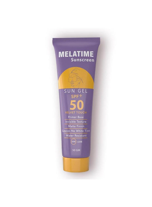 ميلاتايم واقي شمس جل شفافspf50+