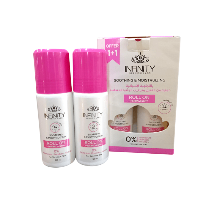 Infinity Whitening Roll On Rose 80Ml 1+1