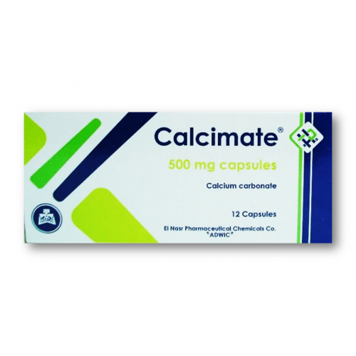 CALCIMATE 500MG 12CAP