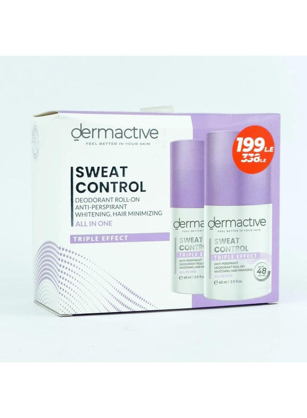 Dermactiv Sweat Control Triple Effect Roll 1+1 On 60Ml