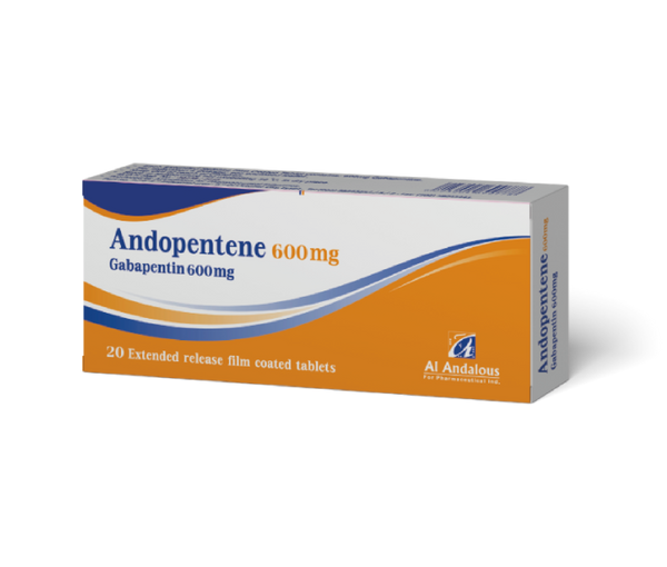 Andopentene 600Mg 30Tab 3شريط