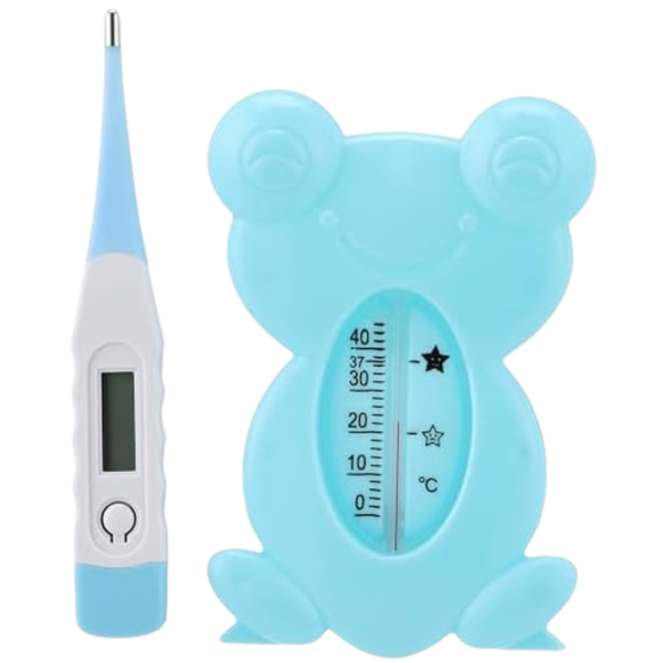 لافروتا طقم ترمومتر للطفل ولماء الاستحمام