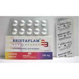 BRISTAFLAM 100MG 20T س.ق