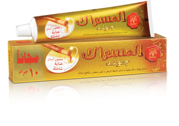 مسواك معجون عادي صغير+10جم فرى