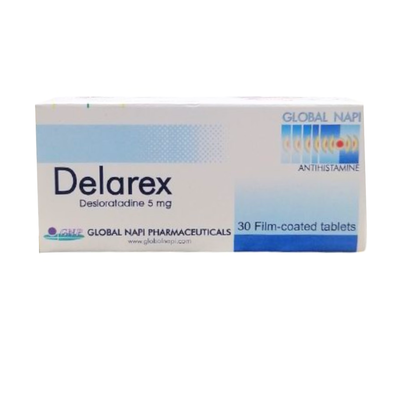 DELAREX  5MG 30TAB  3شريط
