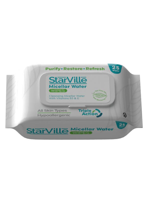 Starville Micellar Water Wipes 25 Pieces