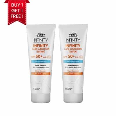 Infinity Care Sunscreen Lotion Spf50 60Ml(1+1)