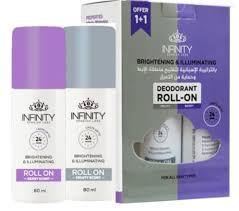 Infinity Whitening Roll On Fruity+Berry 80Ml 1+1