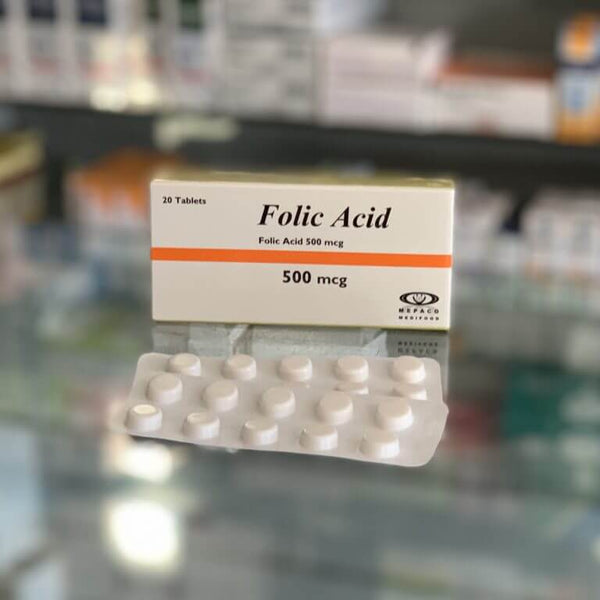 Folic Acid 500Mg 20Tab ميباكو