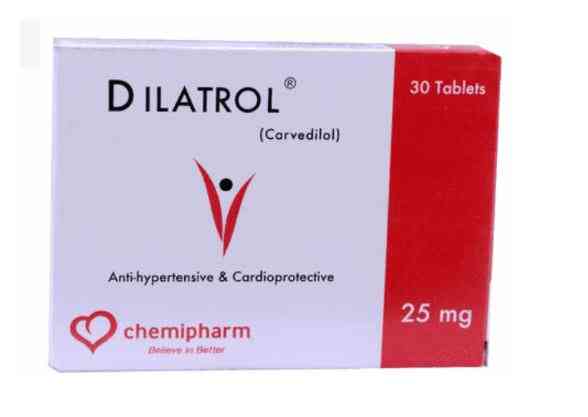 Dilatrol 25Mg 30T