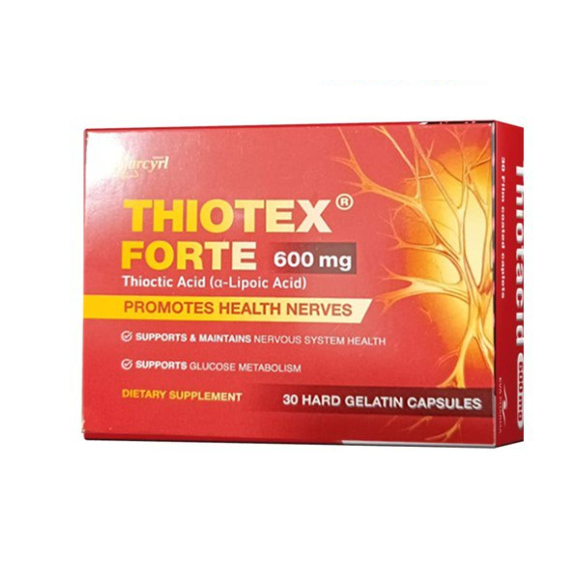 Thiotex Forte 600Mg 30Cap 3شريط