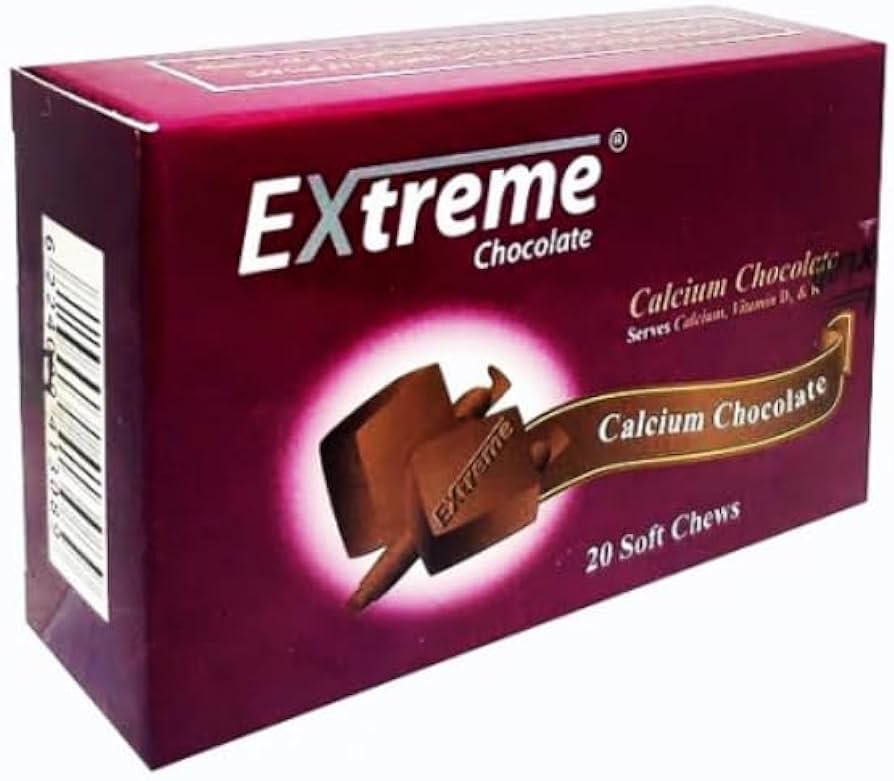 EXTREME CALCIUM CARAMEL 20PIECES