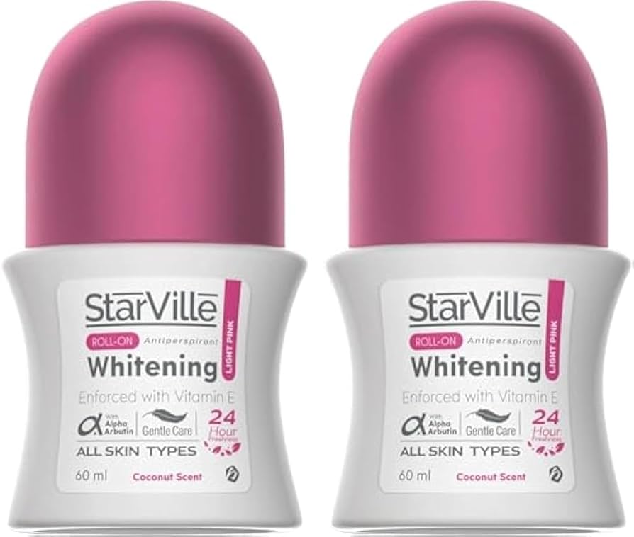 Starville Whitening Roll On 60 Ml Fragrance Free 1+1
