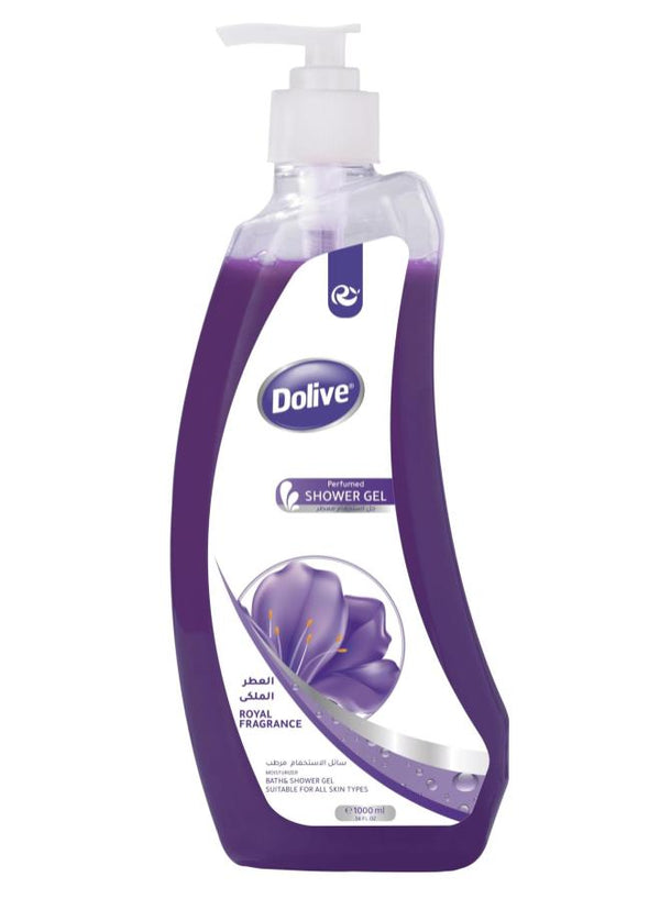 دوليف شاور 1لتر العطر الملكى + لوف