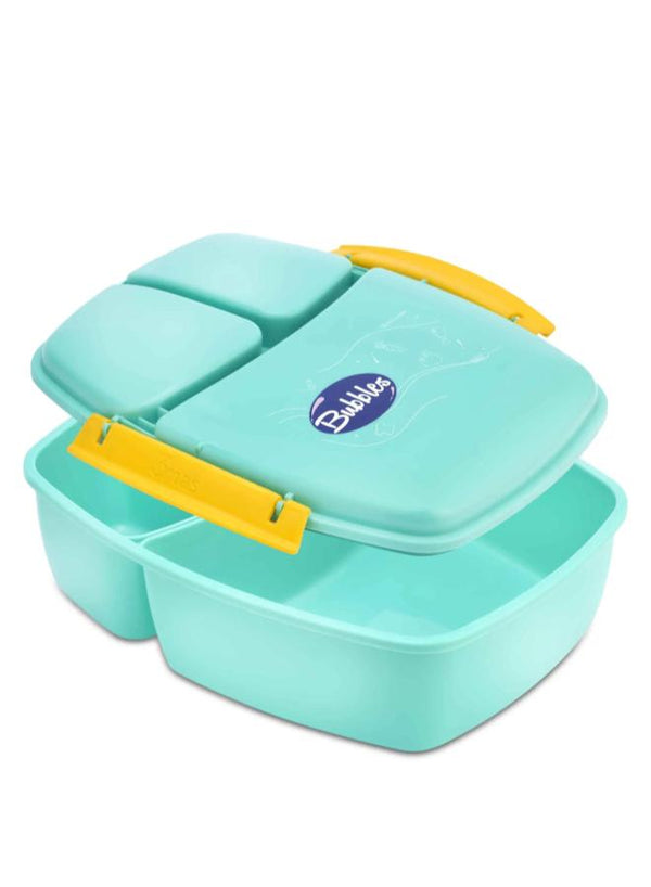 بابلز لانش بوكس ماجك+شوكه+معلقه اخضر