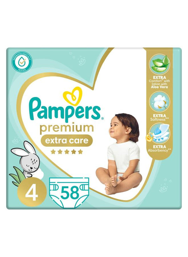 بامبرز سعودى رقم 4 58 قطعة