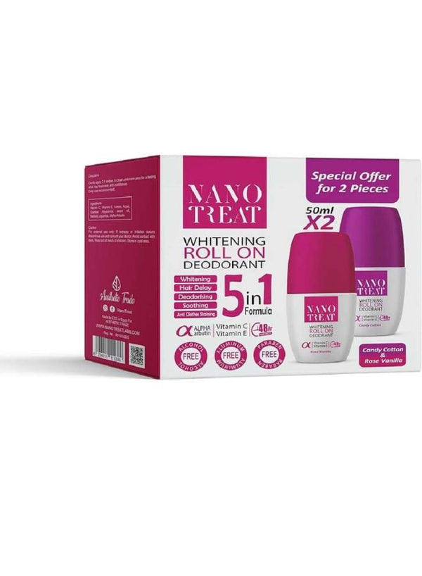 نانو تريت مزيل عرق 5*1خوخ+كاندي عرض 1+1
