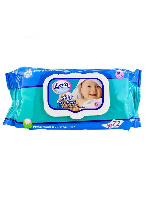 لارا مناديل وايبس اطفال 72 منديل