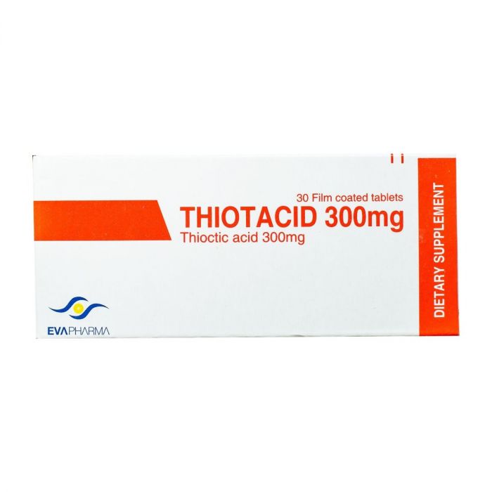 THIOTACID 300MG ORIGINAL 30TAB