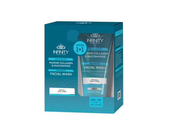 Infinity Facial Care Insta Boost Facial Wash 150Ml+50Ml