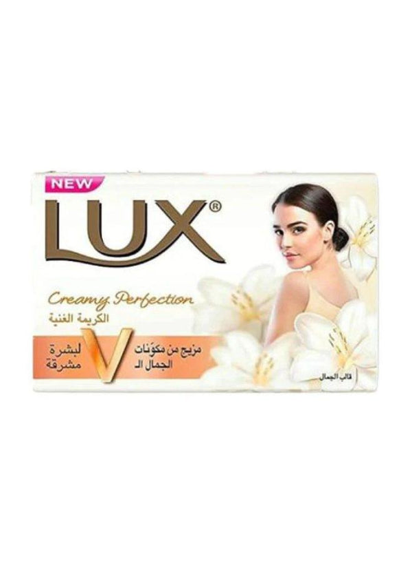 لوكس صابون 125جم ابيض كريمة