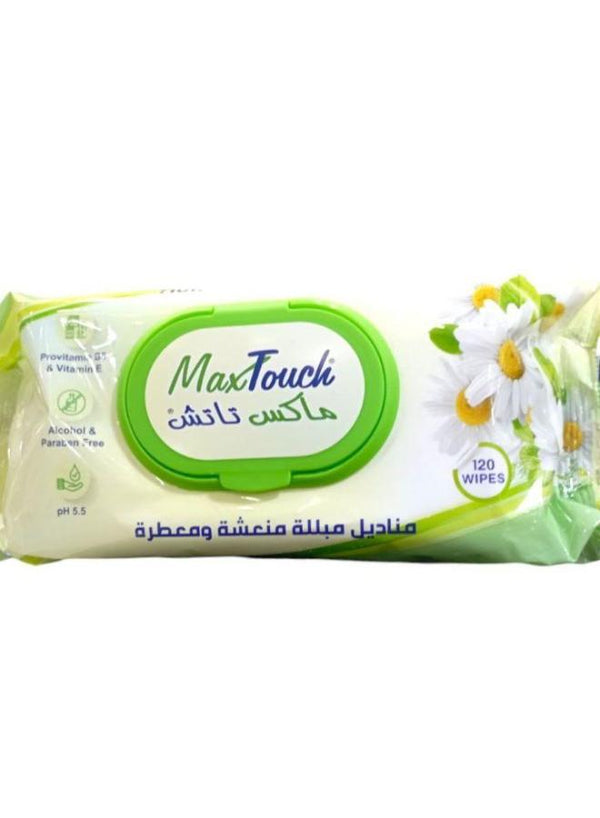 ماكس تاتش مناديل 120 منديل كبار بغطاء