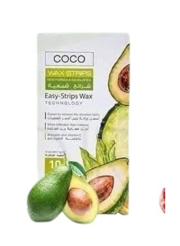 كوكو واكس شرائح شمع 10ق افوكاتو