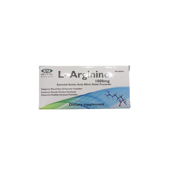 L-Arginine 1000Mg 60Tab Mepaco