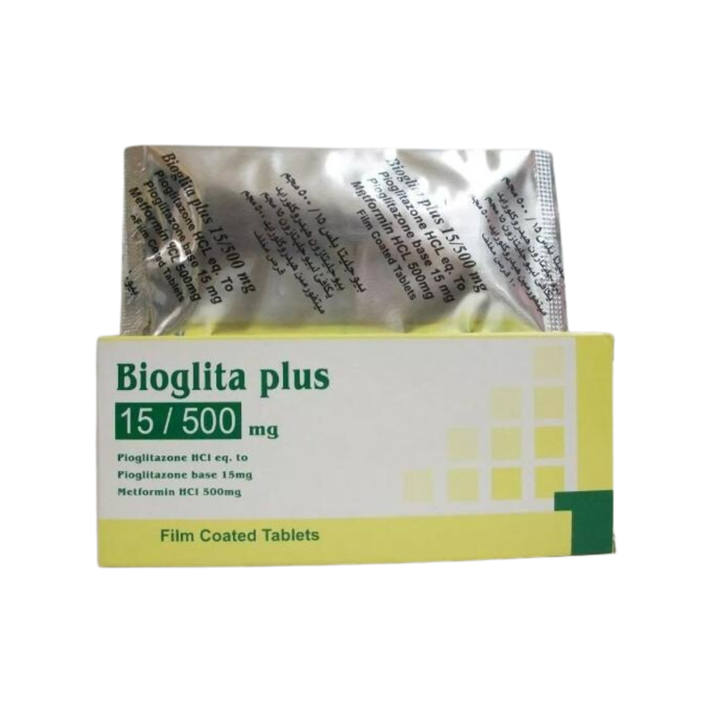 BIOGLITA PLUS 15/500MG 30TAB
