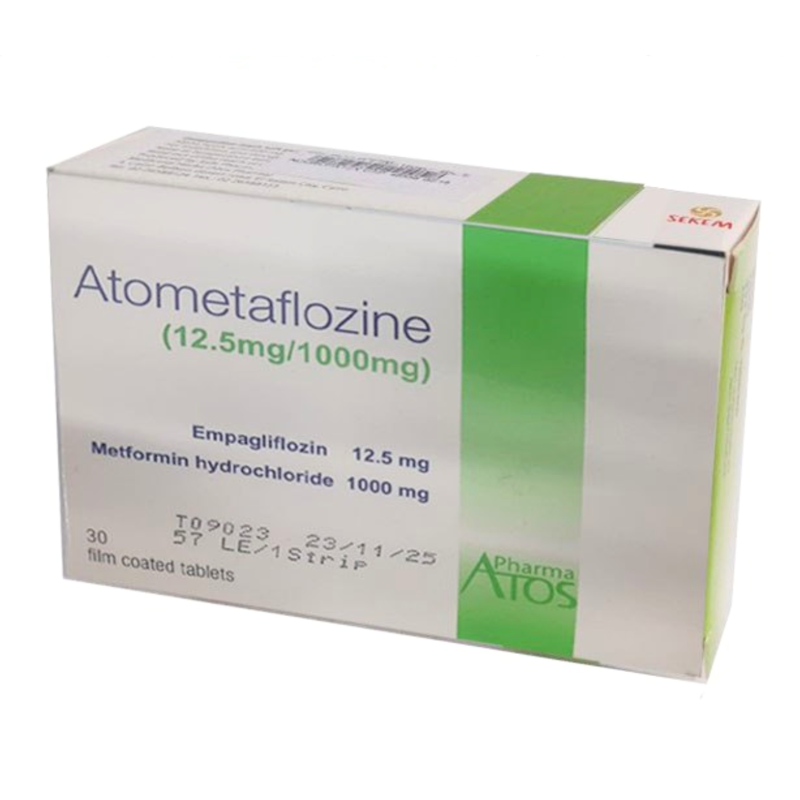 ATOMETAFLOZINE 12.5/1000MG 30TAB