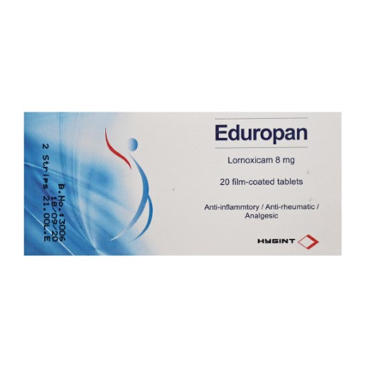 Eduropan 8 Mg 20 Tab