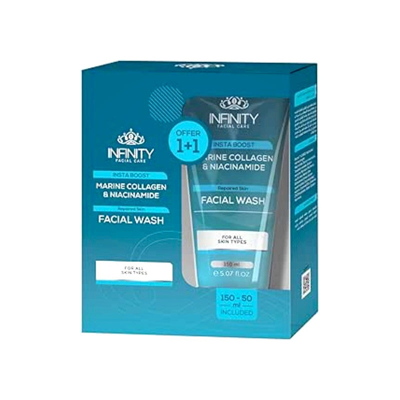 INFINITY FACIAL CARE INSTA BOOST FACIAL WASH 150ML+50ML