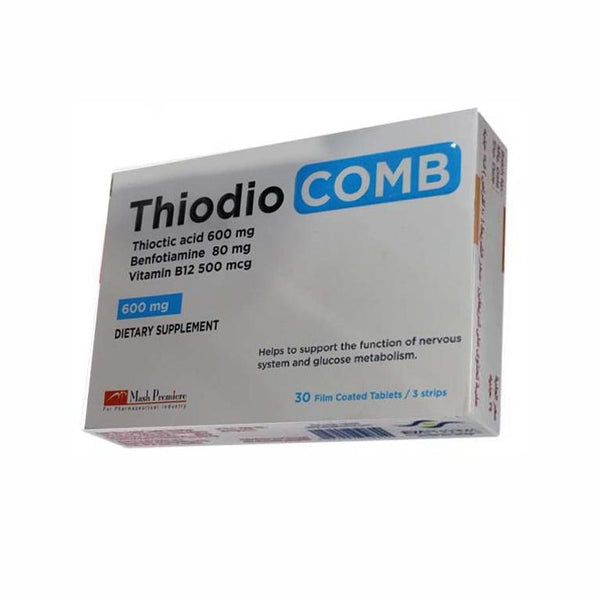Thiodio Comb 600Mg 30Tab