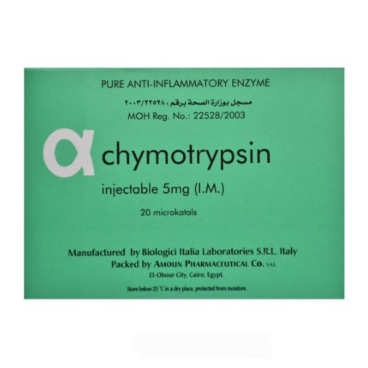 ALPHA CHYMOTRYPSIN 20MIC 3AMP