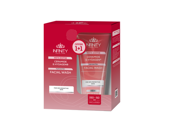 Infinity Facial Care Insta Soothe Facial Wash 150Ml+50Ml