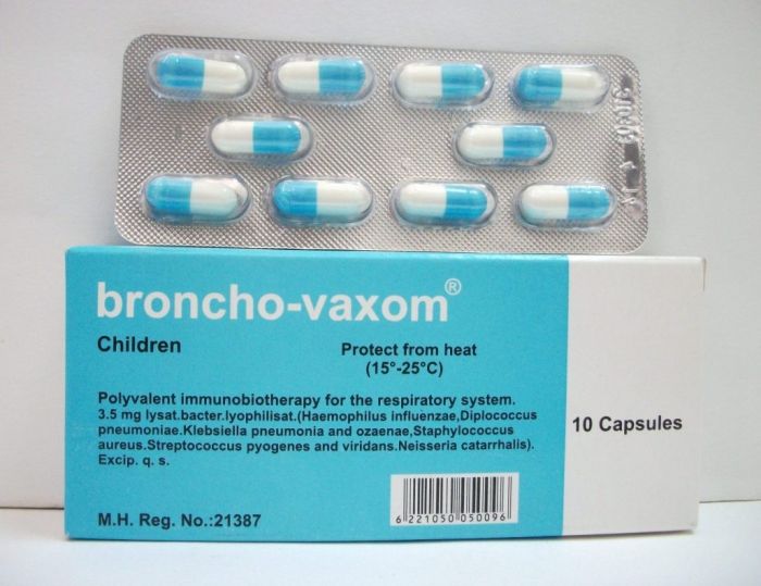 BRONCHO VAXOM INF 10CAP