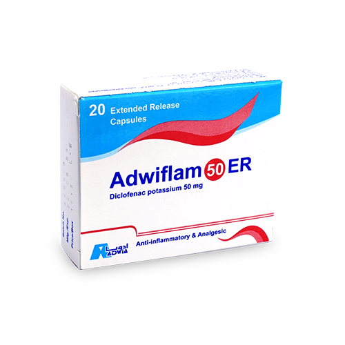 ADWIFLAM 50ER 20CAP