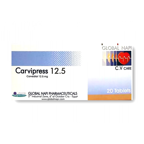CARVIPRESS 12.5MG 20TABS