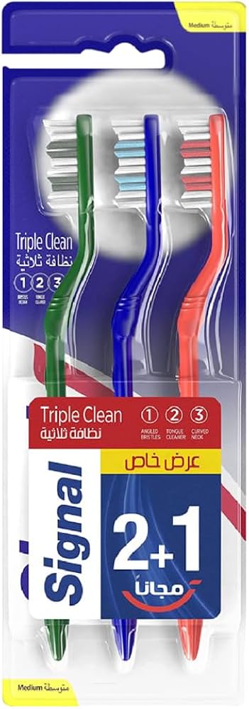 سيجنال فرشاة نظافة ثلاثية 1+2
